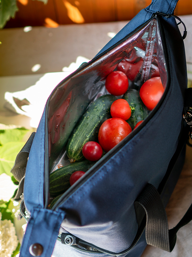 Термосумка-трансформер 3600 синяя на 11.5л - 4