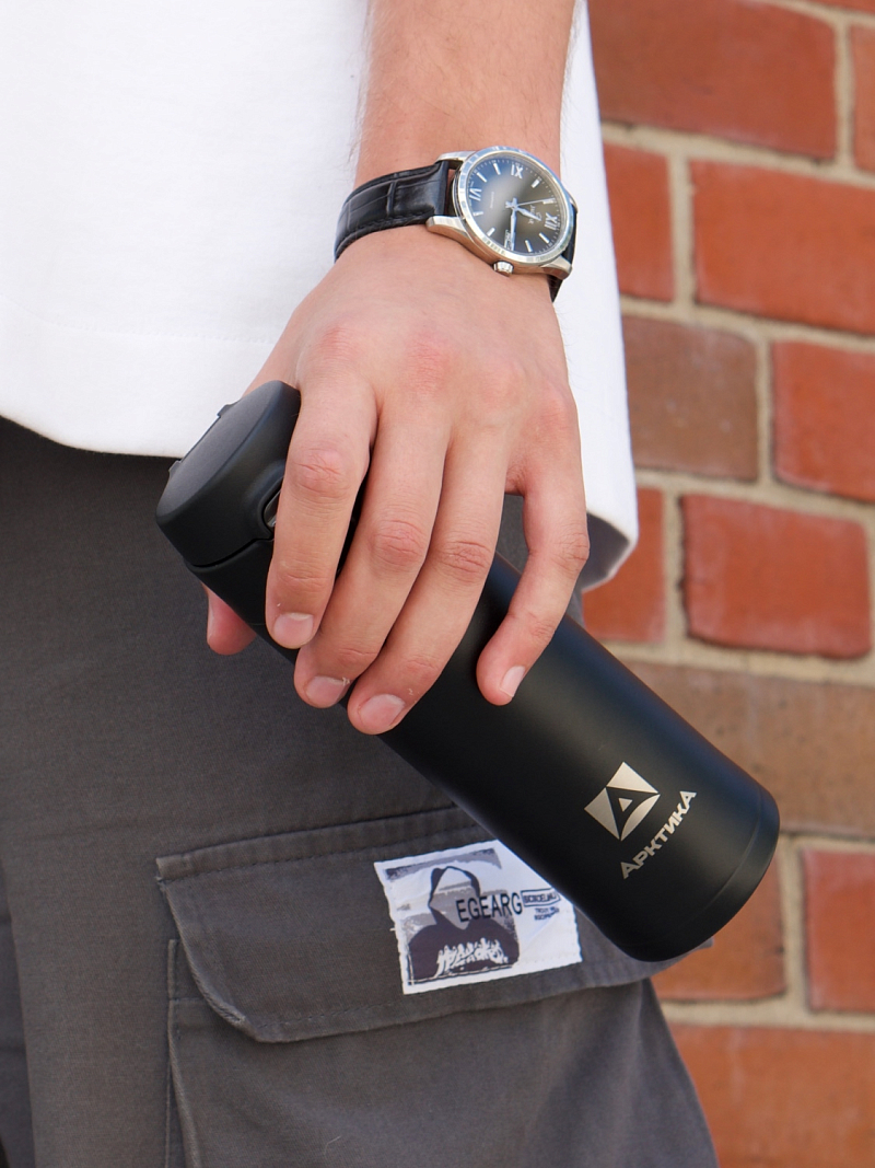 Термокружка серии 701 на 0.42л чёрная - 5