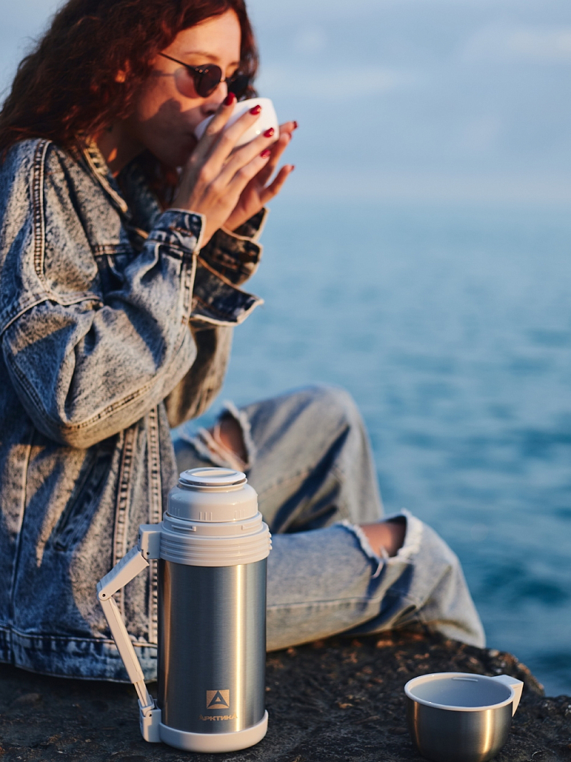 Термос 1.5л серии 205 стальной с лаковым покрытием (уценка) - 5