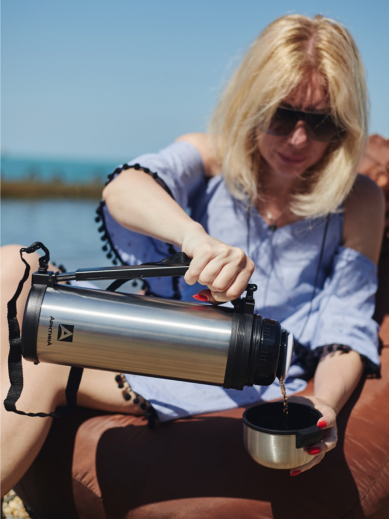 Термос серии 201 на 1.8л стальной универсальный - 4