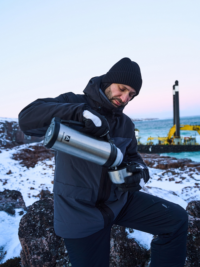 Термос серии 201 на 1.8л стальной универсальный - 2