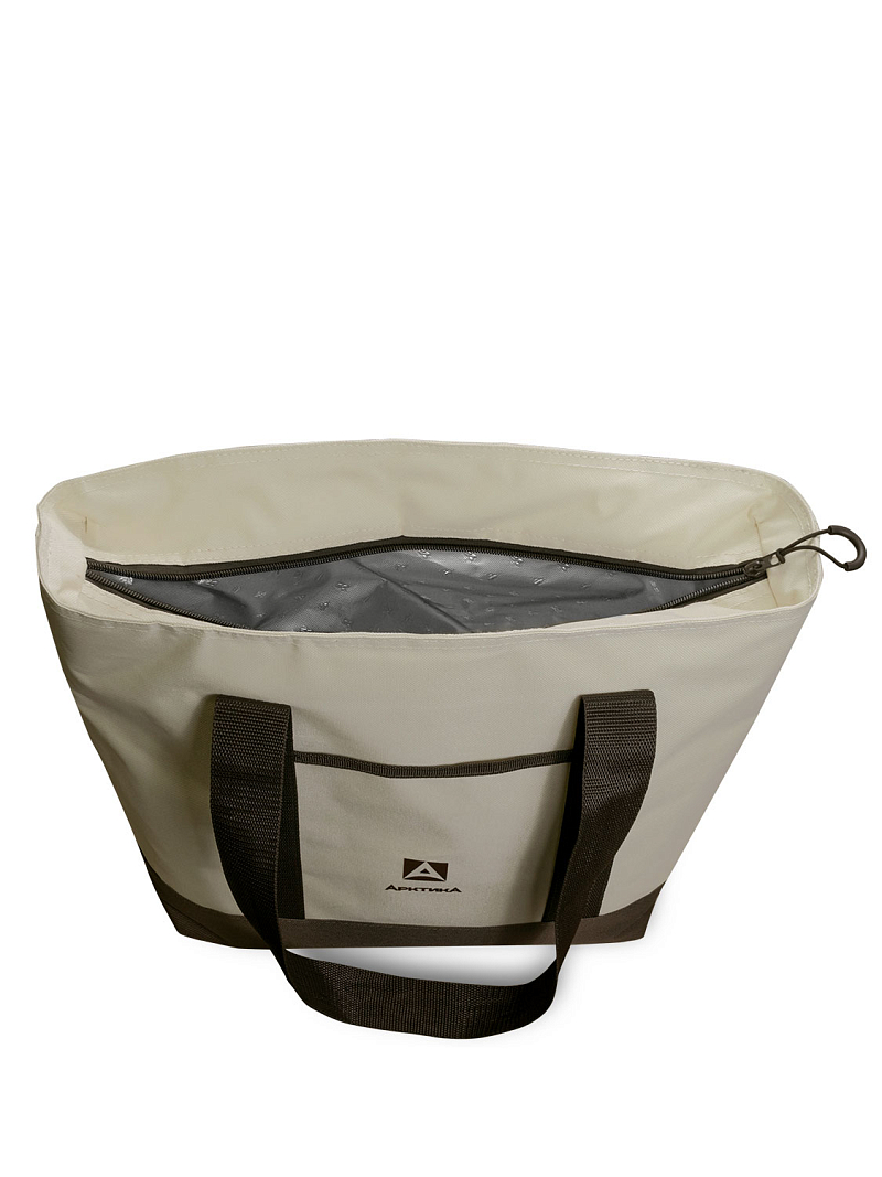 Термосумка шоппер 3400 бежевая на 17.5л - 7