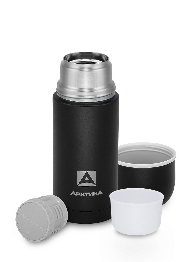 Термос серии 105 на 0.5л черный с узким горлом - 3