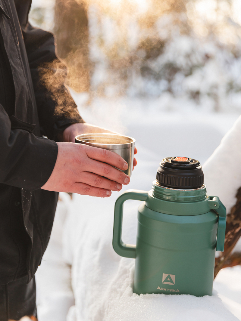 Термос 2.5л серии 206 «Хвоя» с ситечком - 2