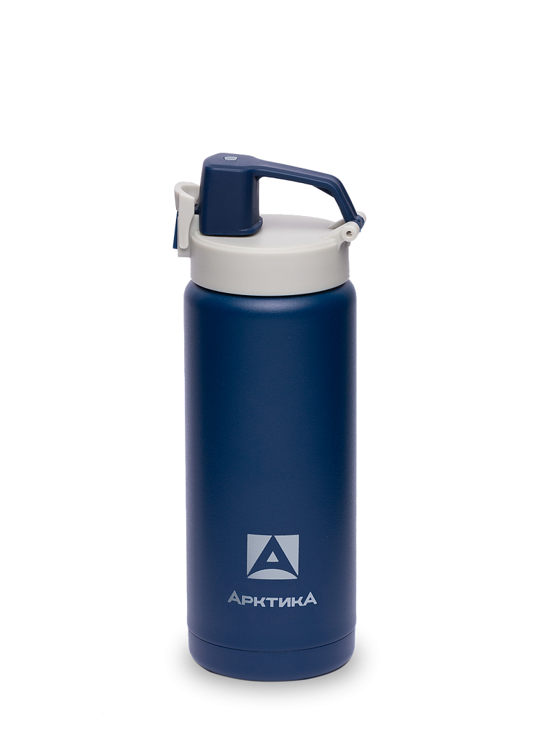 Синяя термокружка «сититерм» на 0.5л (уценка) - 1