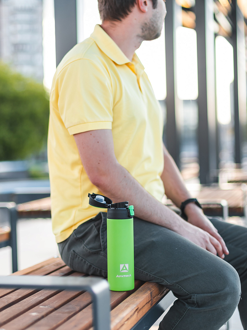 Термокружка серии 705 на 0.5л зелёная текстурная - 6