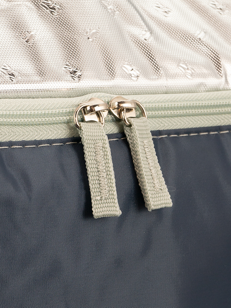 Синяя сумка-холодильник 3001 классическая с люком на 30л - 6