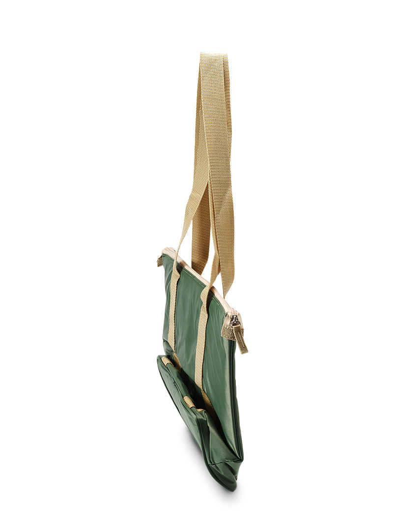 Сумка-холодильник 10л серии 3100 зелёная компактная (уценка) - 4