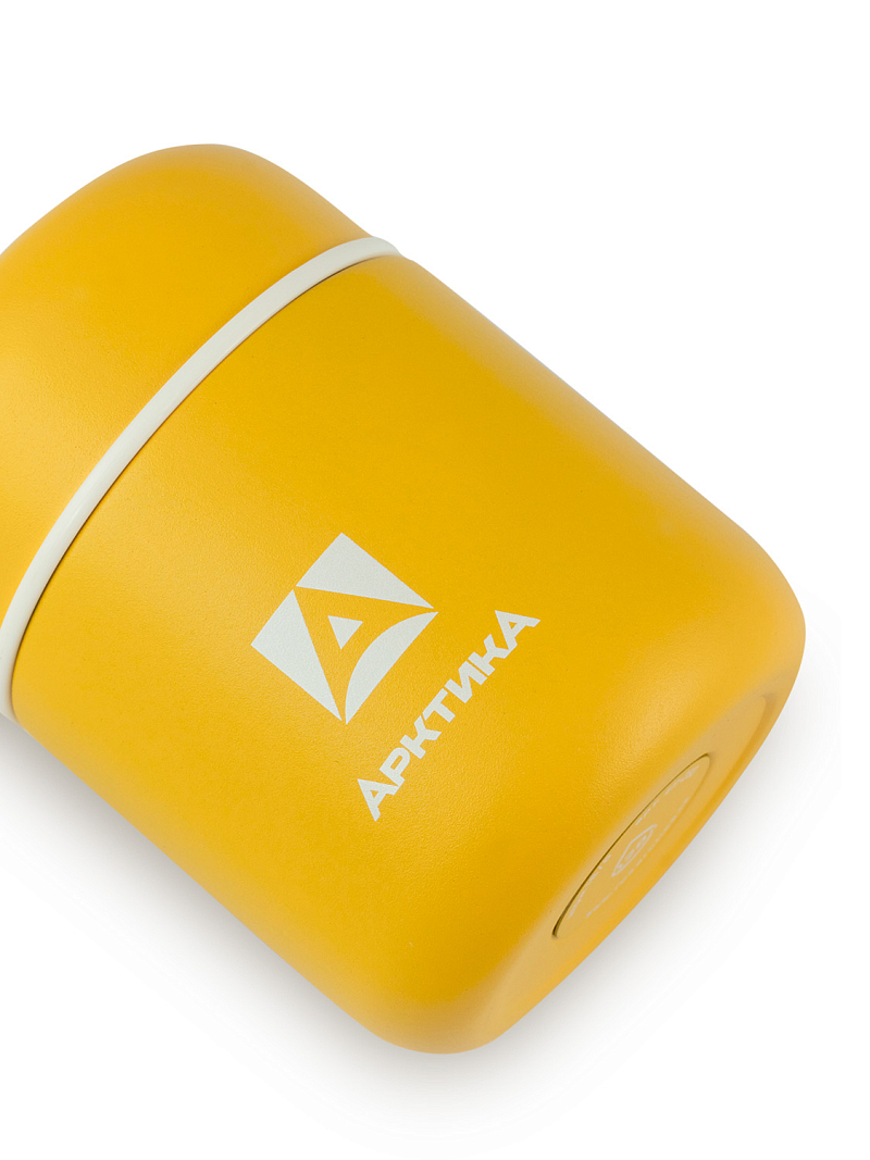 Компактный желтый термос 411 для еды на 0.28л  - 5