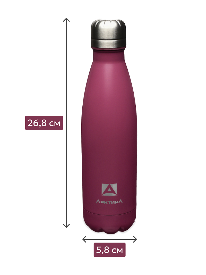 Термобутылка 0.44л серии 717 «Вишня» - 5