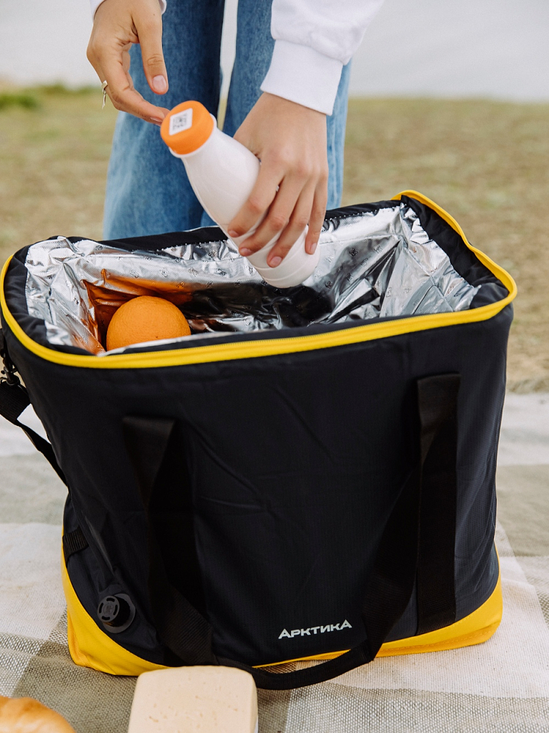 Термосумка 010 черная «Порт Диксон» на 30л  - 4