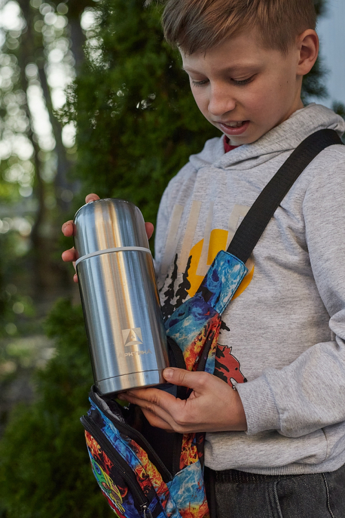 Термос серии 105 на 0.75л с лаковым покрытием и узким горлом - 6