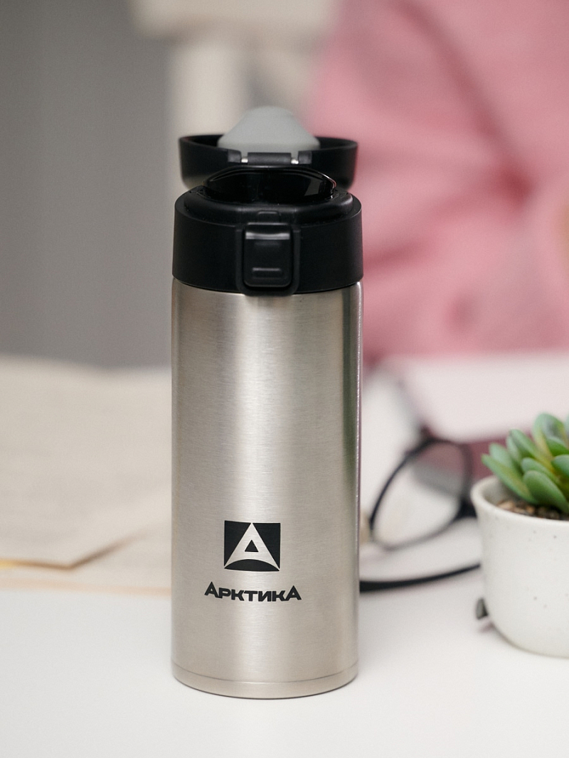 Термокружка 0.35л серии 703 стальная с ситечком - 2