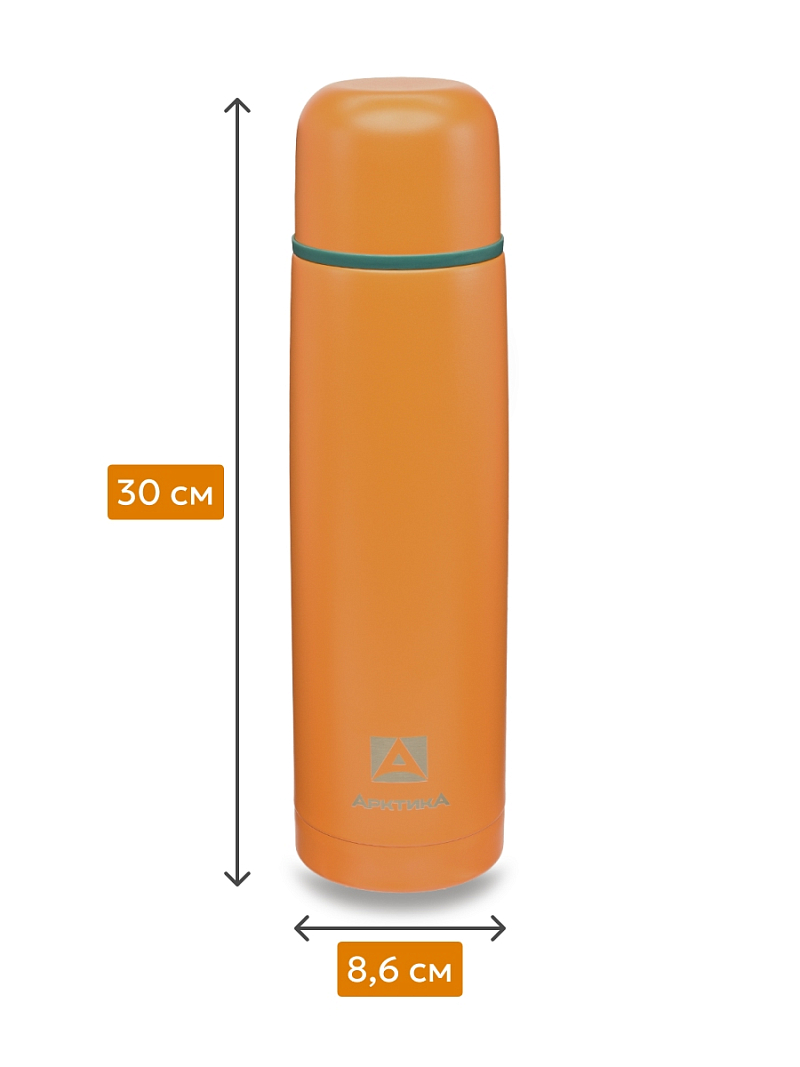 Термос серии 101 на 1л текстурный с узким горлом - 5