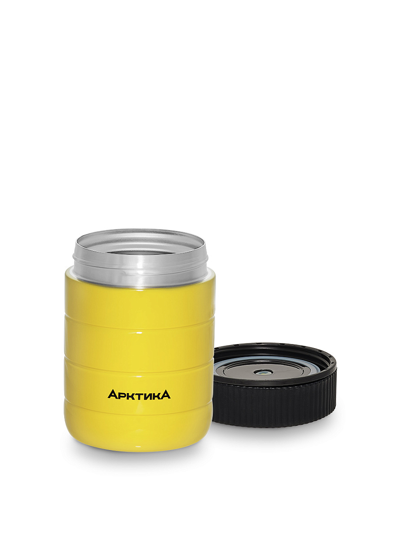 Компактный желтый термос 307 для еды на  0.48л - 3 Компактный желтый термос 307 для еды на  0.48л - 3