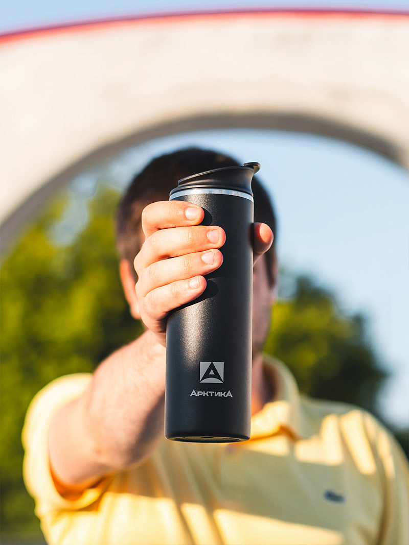 Термокружка серии 710 на 0.48л чёрная - 2