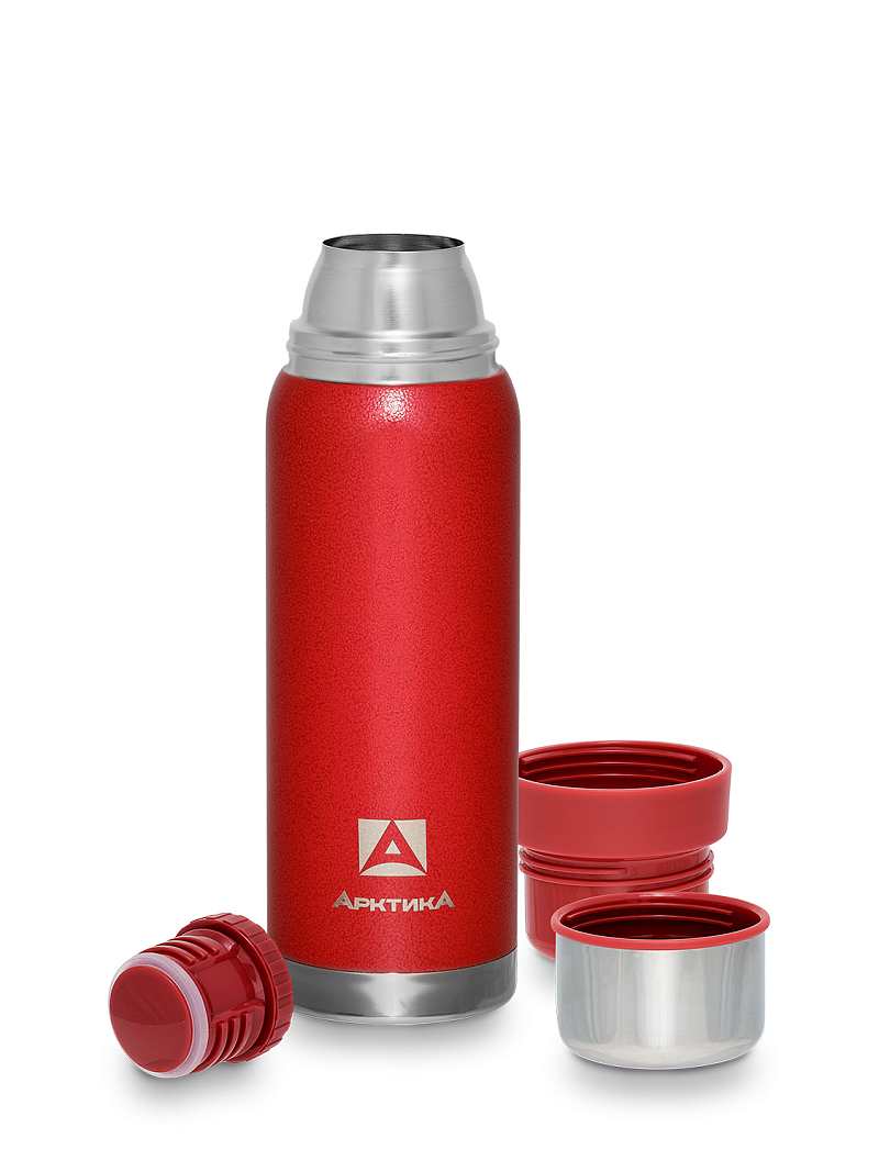 Красный термос 106 с узким горлом на 0.75л - 3 Красный термос 106 с узким горлом на 0.75л - 3