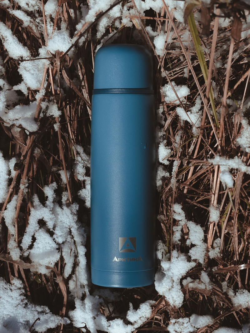 Термос серии 101 на 1л текстурный с узким горлом - 4