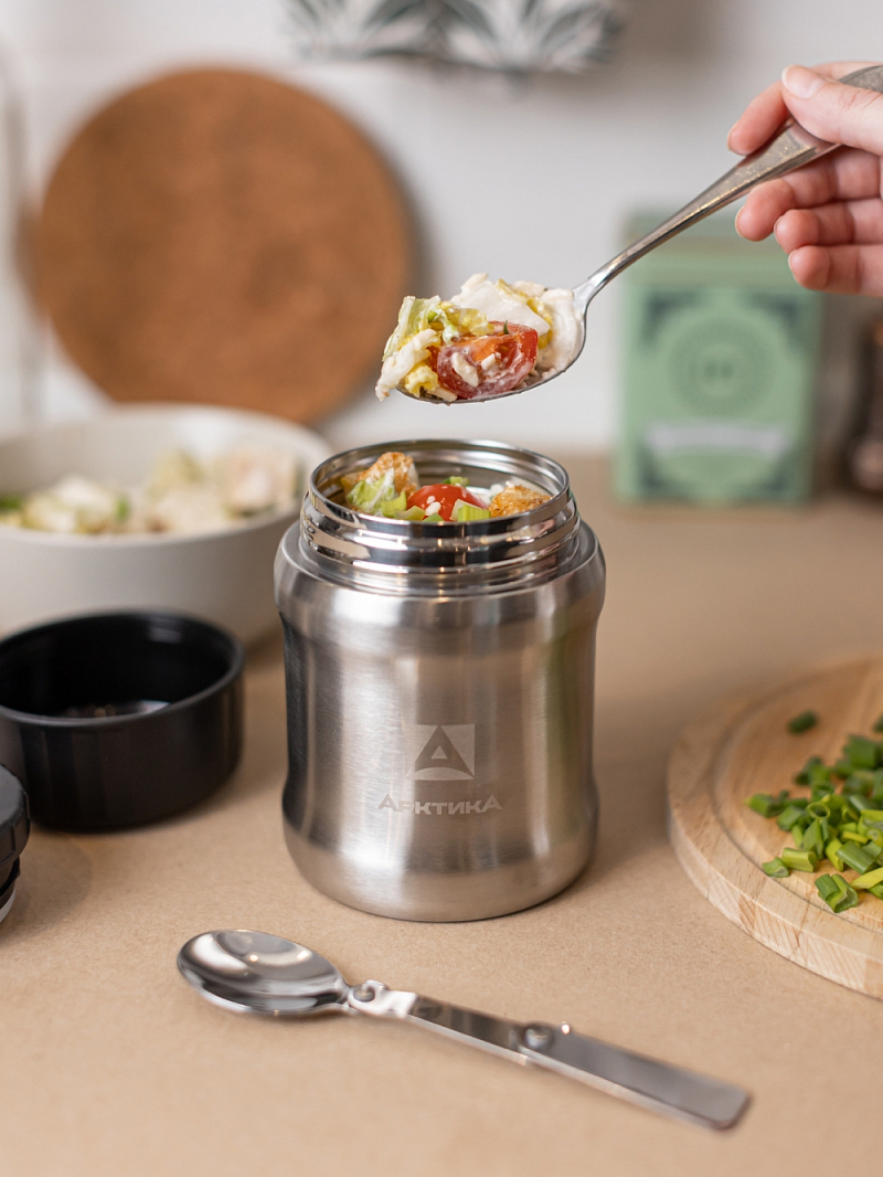 Стальной термос 311 для еды на 0.5л  - 8