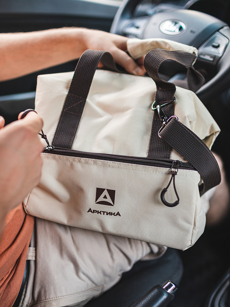 Термосумка-трансформер 3600 бежевая на 11.5л - 12