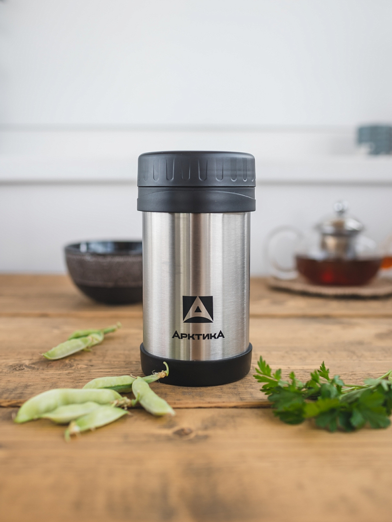 Термос-кружка серии 402 на 0.5л стальная для еды и напитков - 2