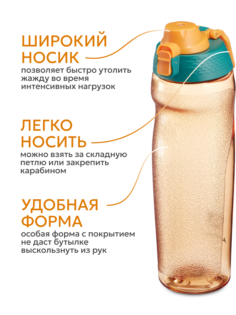 Тритановая бутылка 0.7л серии 721 «Морошка» питьевая - 3