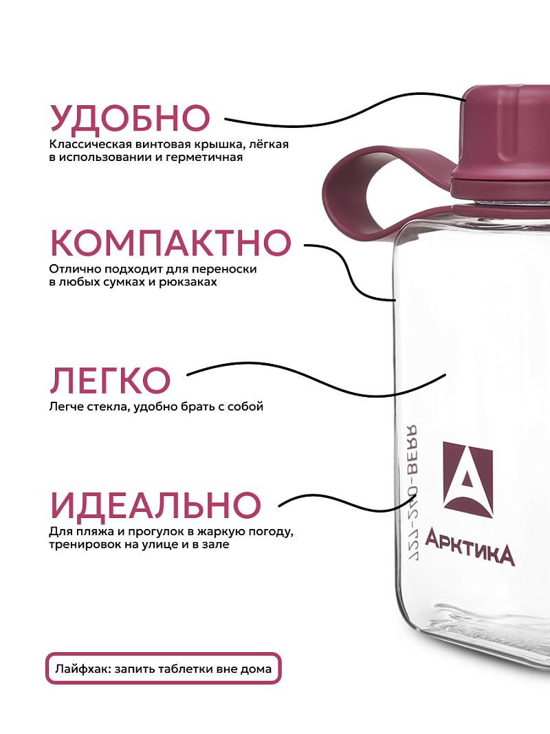 Тритановая бутылка 727 на 0.24л - 4