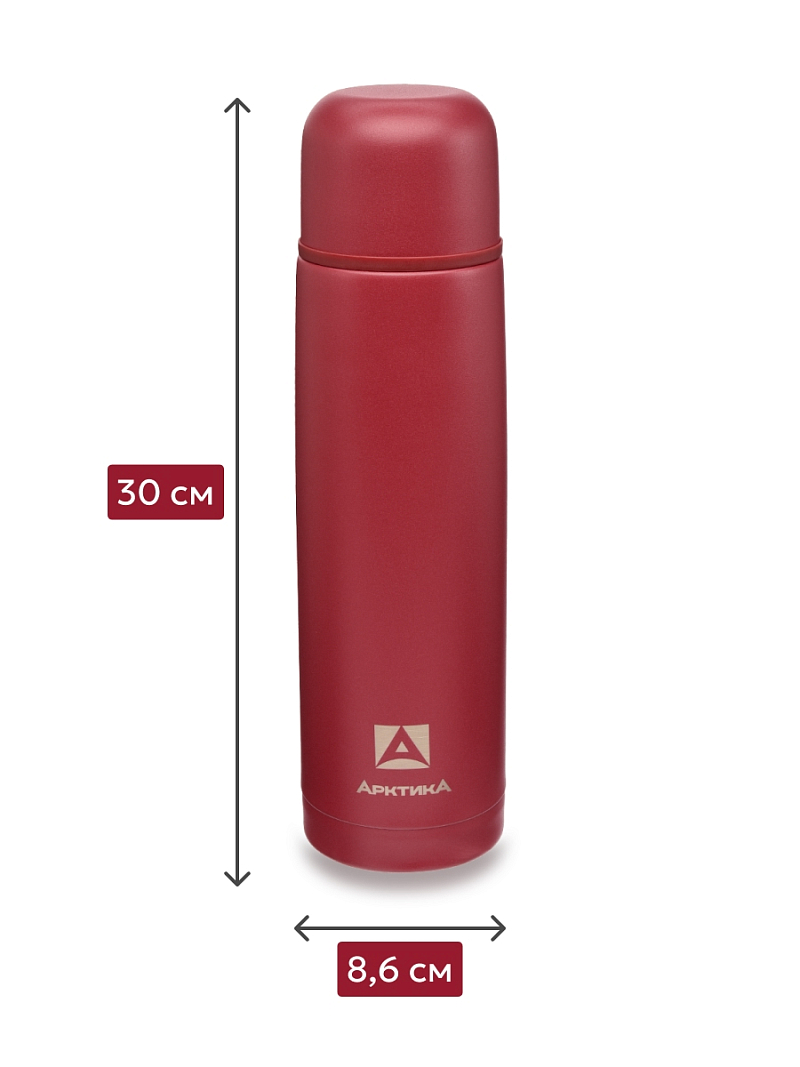 Термос серии 101 на 1л текстурный с узким горлом - 5