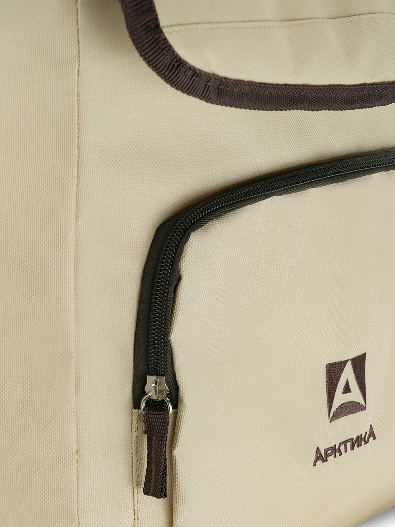 Бежевая сумка-холодильник 3000 классическая с люком на 30л - 3