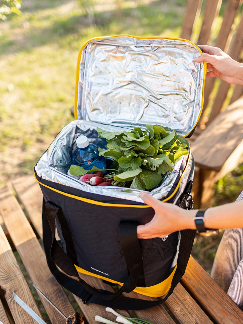 Термосумка 010 черная «Порт Диксон» на 20л  - 8