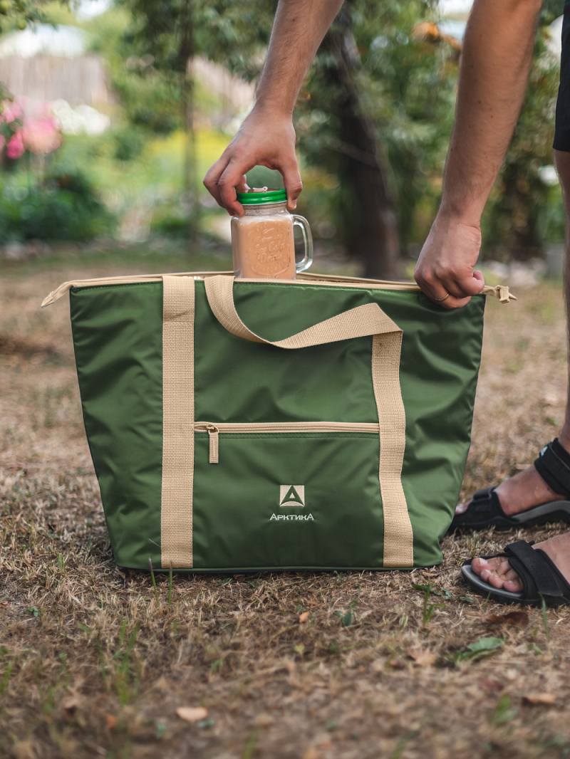 Зеленая сумка-холодильник 3100 на 30л - 4