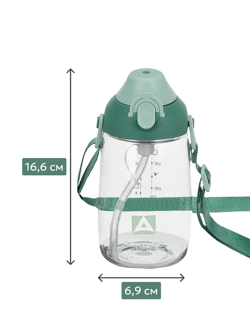 Тритановая бутылка серии 730 на 0.48л «хвоя» с наклейками - 5