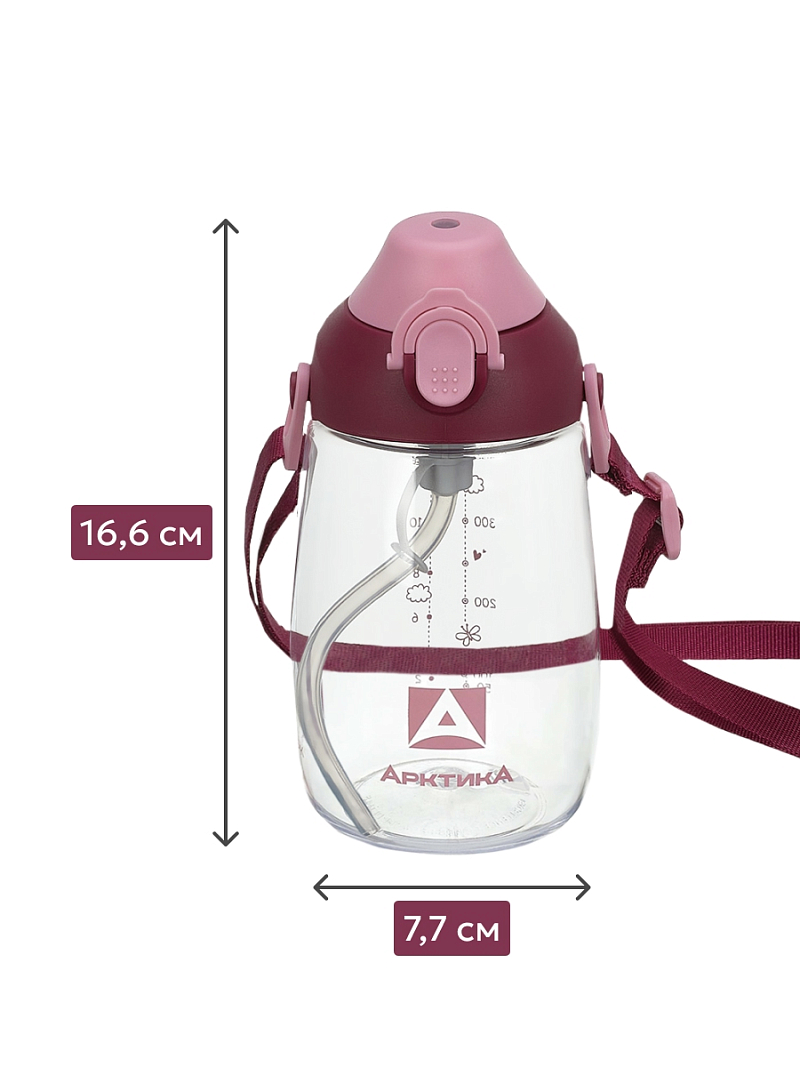 Тритановая бутылка 0.48л серии 730 «Вишня» с наклейками - 5