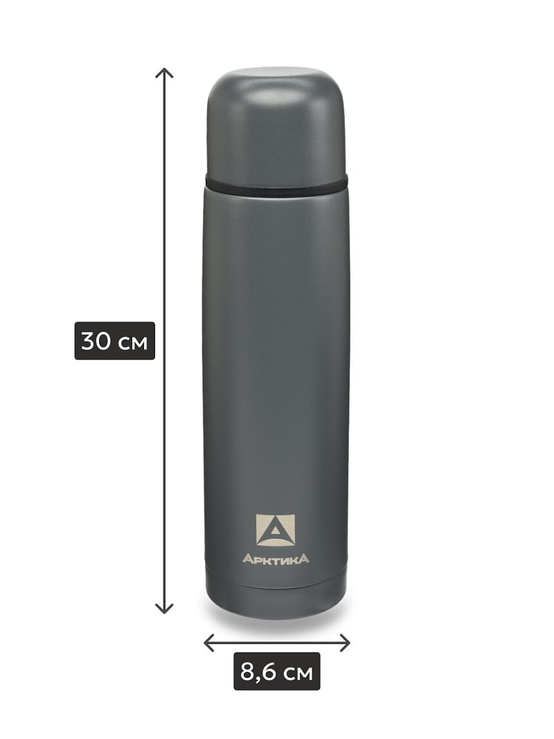 Термос серии 101 на 1л текстурный с узким горлом - 5