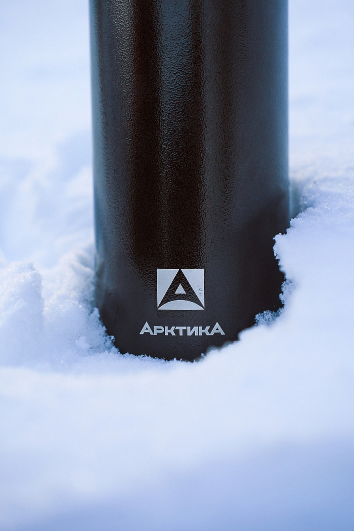 Черный термос 106 с узким горлом на 1.6л - 6