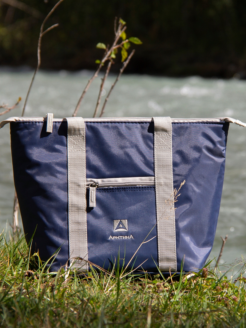 Синяя сумка-холодильник 3100 на 10л - 4