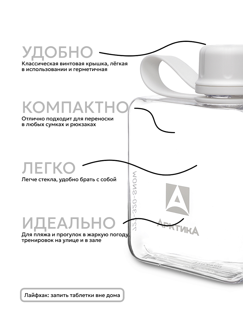 Тритановая бутылка 727 на 0.32л - 4