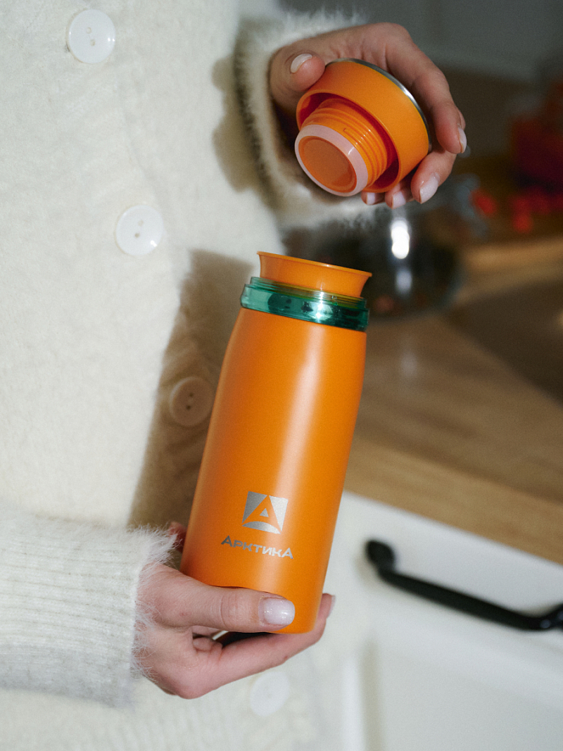 Термокружка 0.32л серии 715 «Морошка» с ситечком (уценка) - 3