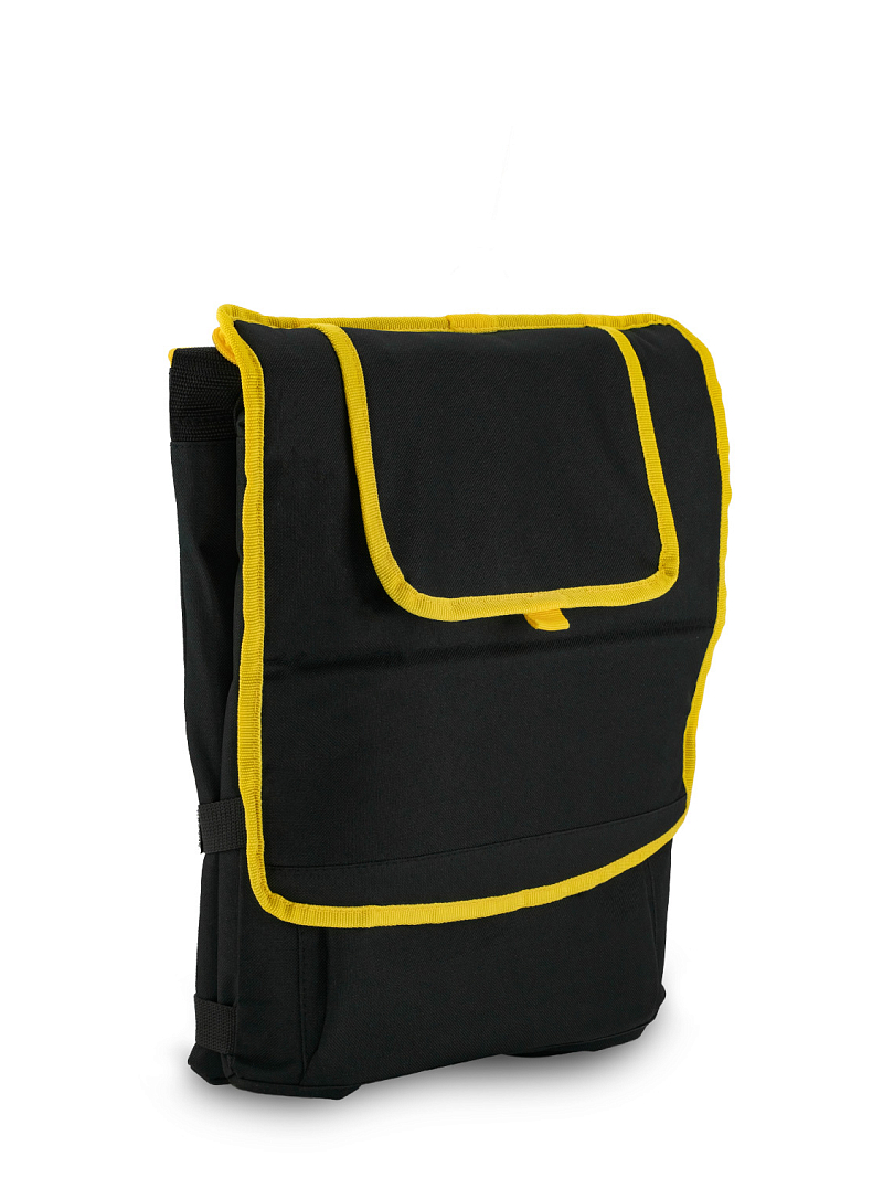 Черная сумка-холодильник 3001 классическая с люком на 20л - 7