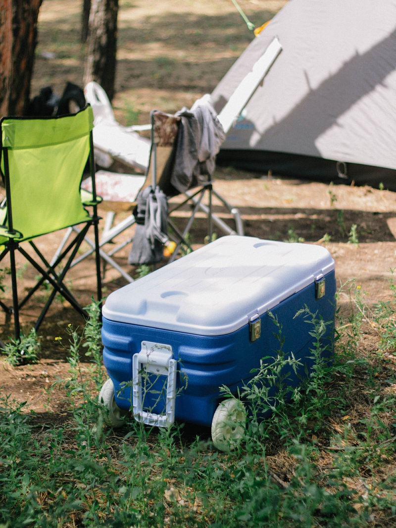 Синий термоконтейнер 2000 на 80 литров - 10