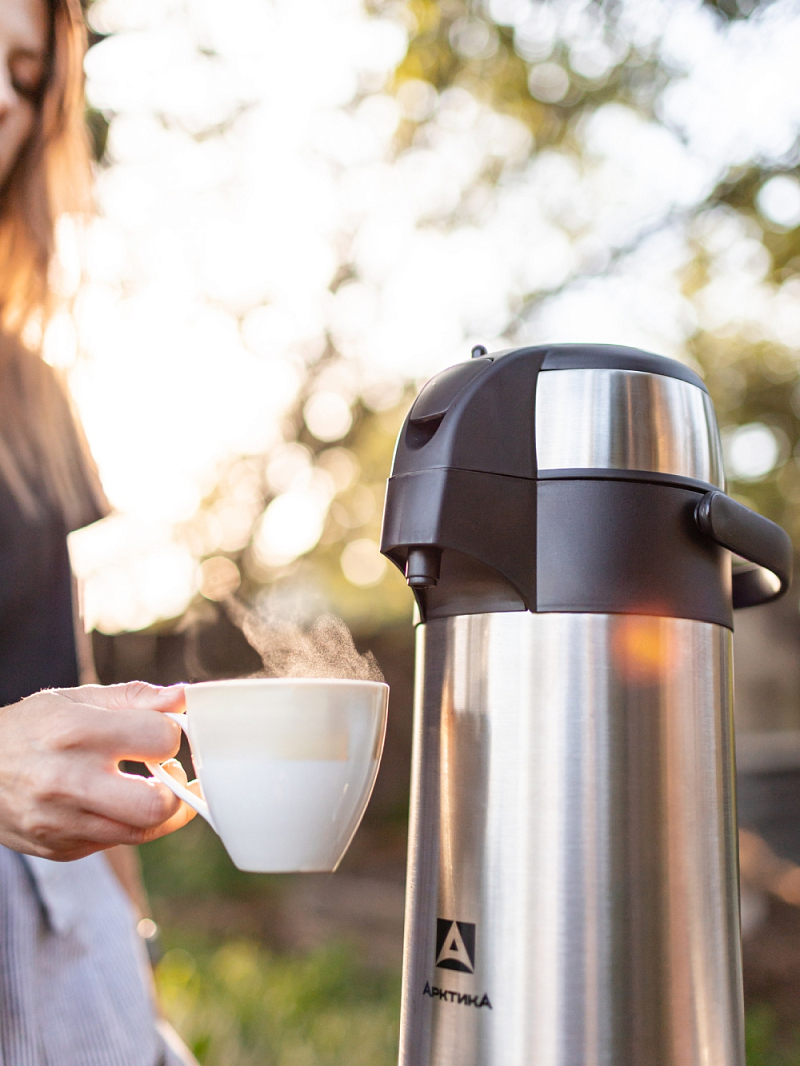 Термос 501 с помпой на 3.5л - 4