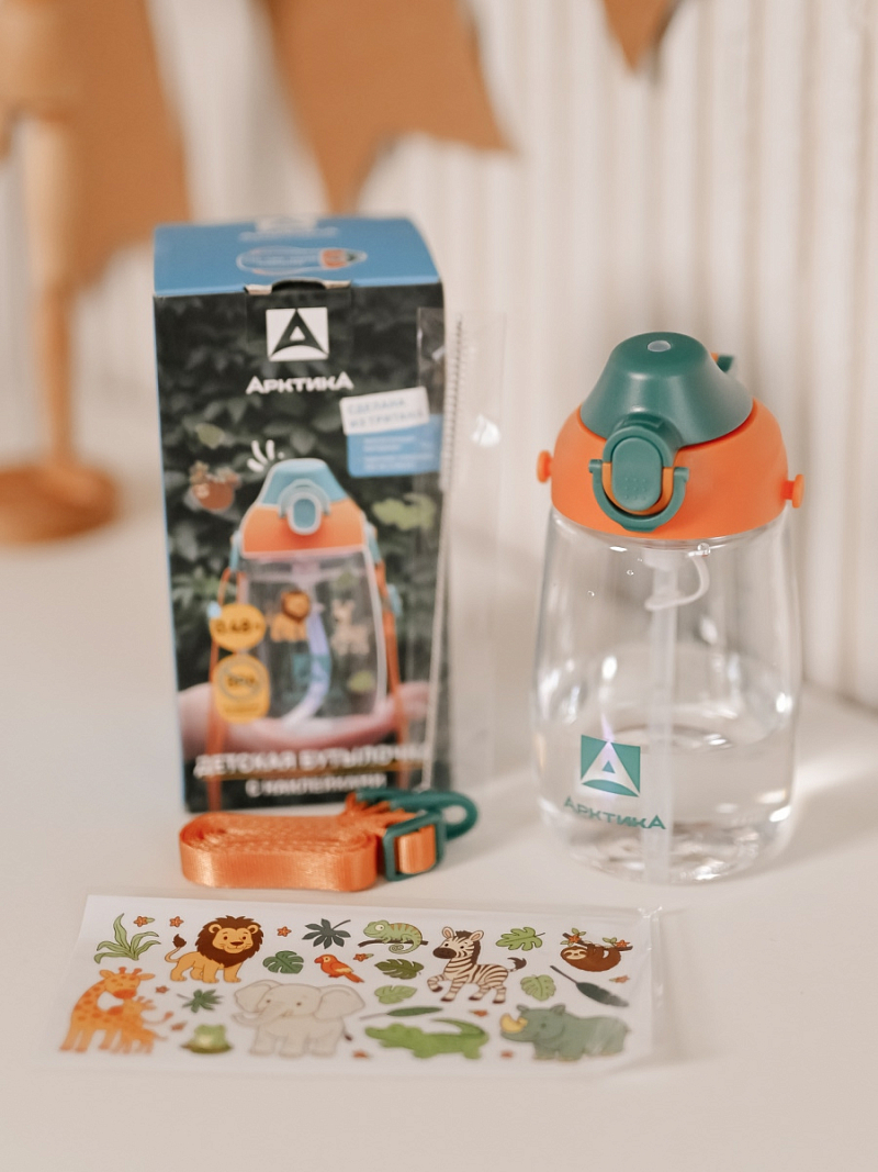 Тритановая бутылка серии 730 на 0.48л «морошка» с наклейками - 6