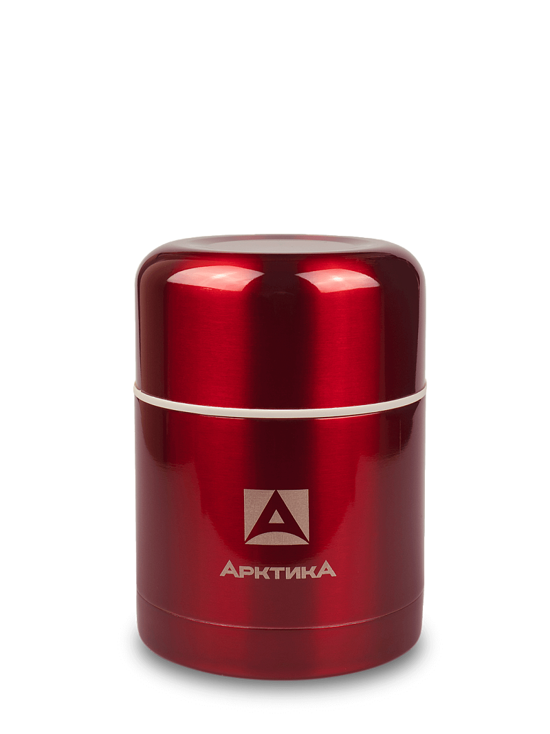 Красный термос с широким горлом на 0.5л (уценка) - 1