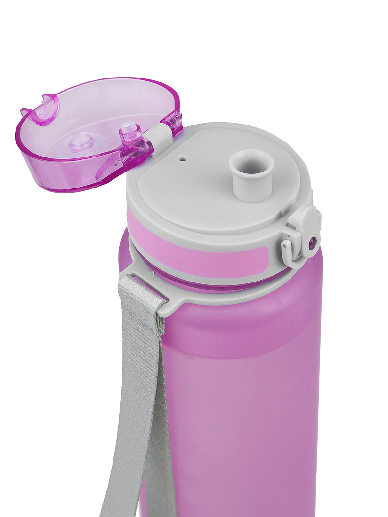Питьевая бутылка 720 из тритана 1л, лавандовая матовая, с ситечком - 5