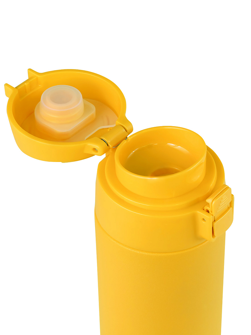 Термокружка серии 705 на 0.35л жёлтая текстурная - 3