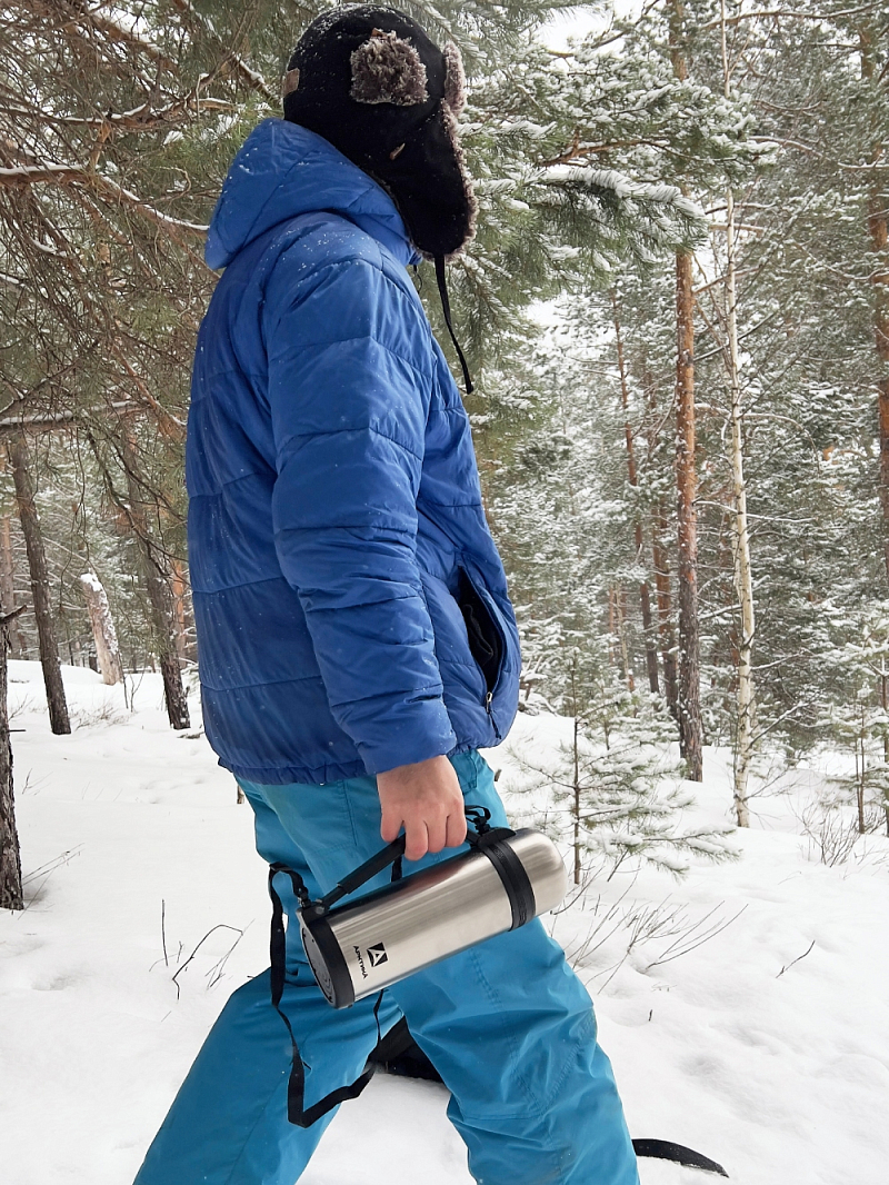 Термос серии 201 на 1.5л стальной универсальный - 4