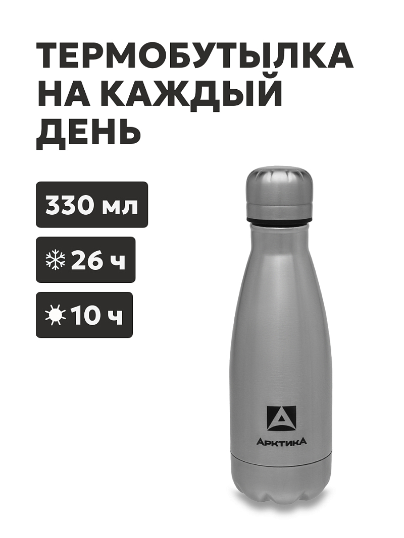 Термобутылка 0.33л серии 717 стальная - 1