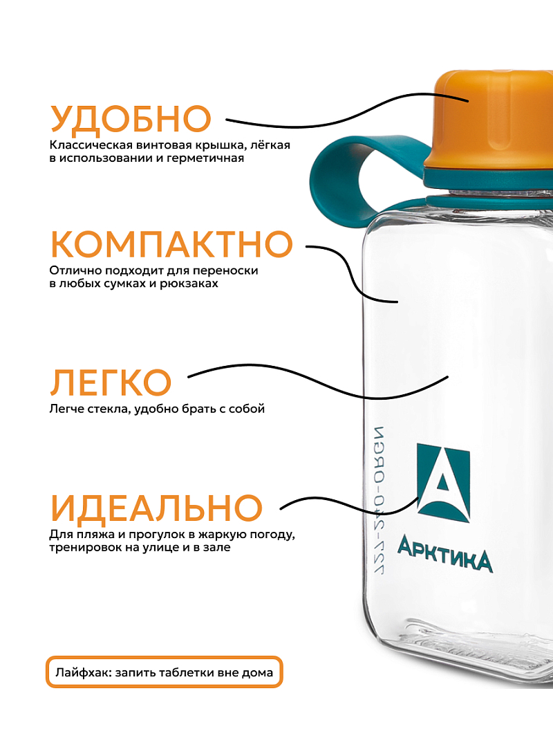 Тритановая бутылка 727 на 0.24л - 4