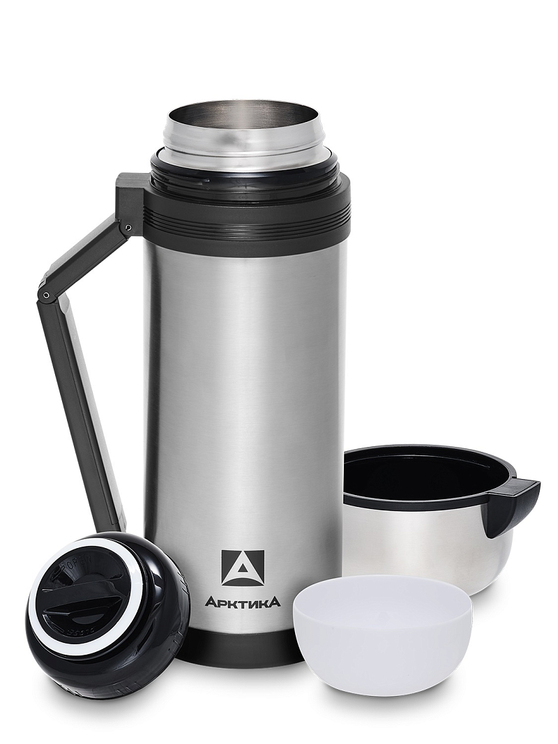 Термос серии 201 на 1.5л стальной универсальный - 3