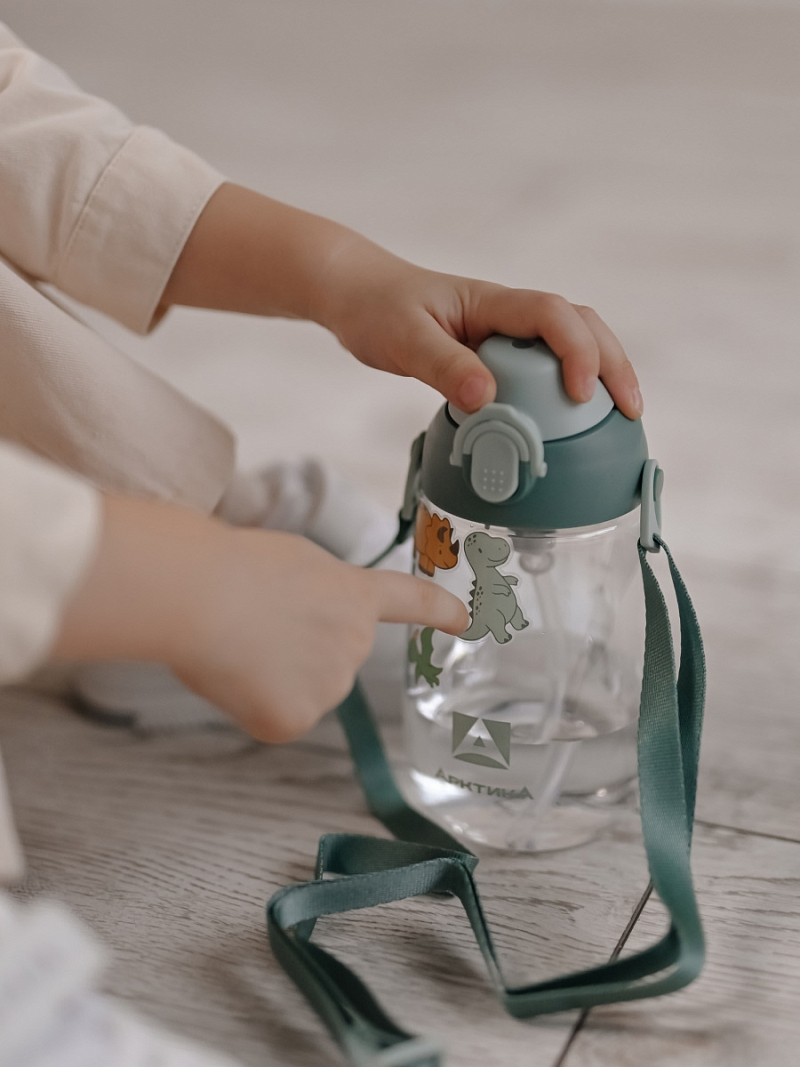 Тритановая бутылка серии 730 на 0.48л «хвоя» с наклейками - 4